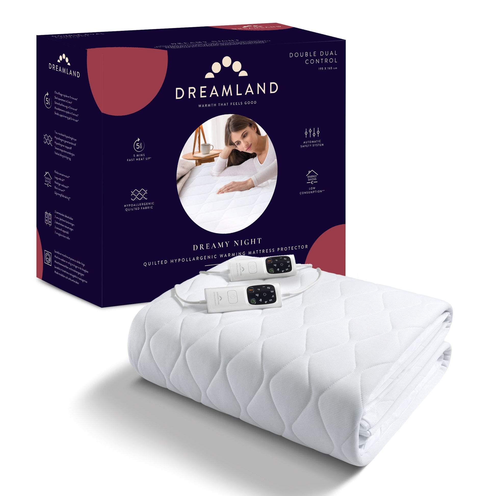 Quilted Hypoallergenic Warming Mattress Protector