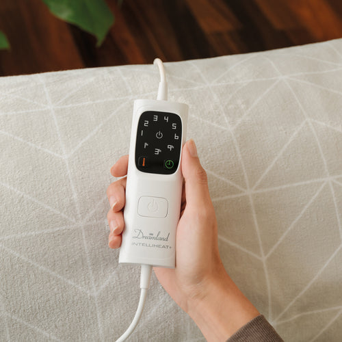 やわらかベルベットの電気ブランケット〈幾何学模様〉