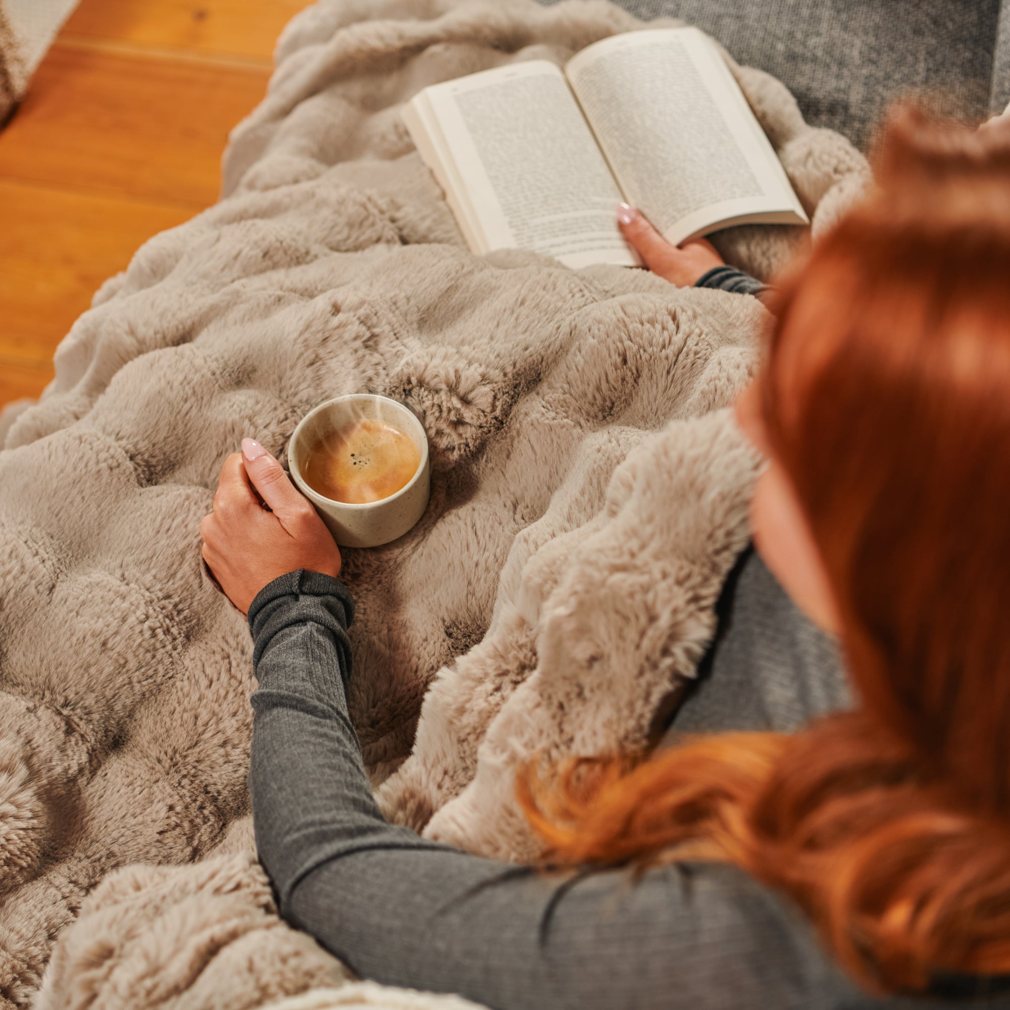 Hygge Days 贅沢なフェイクファーの電気ブランケット – Dreamland